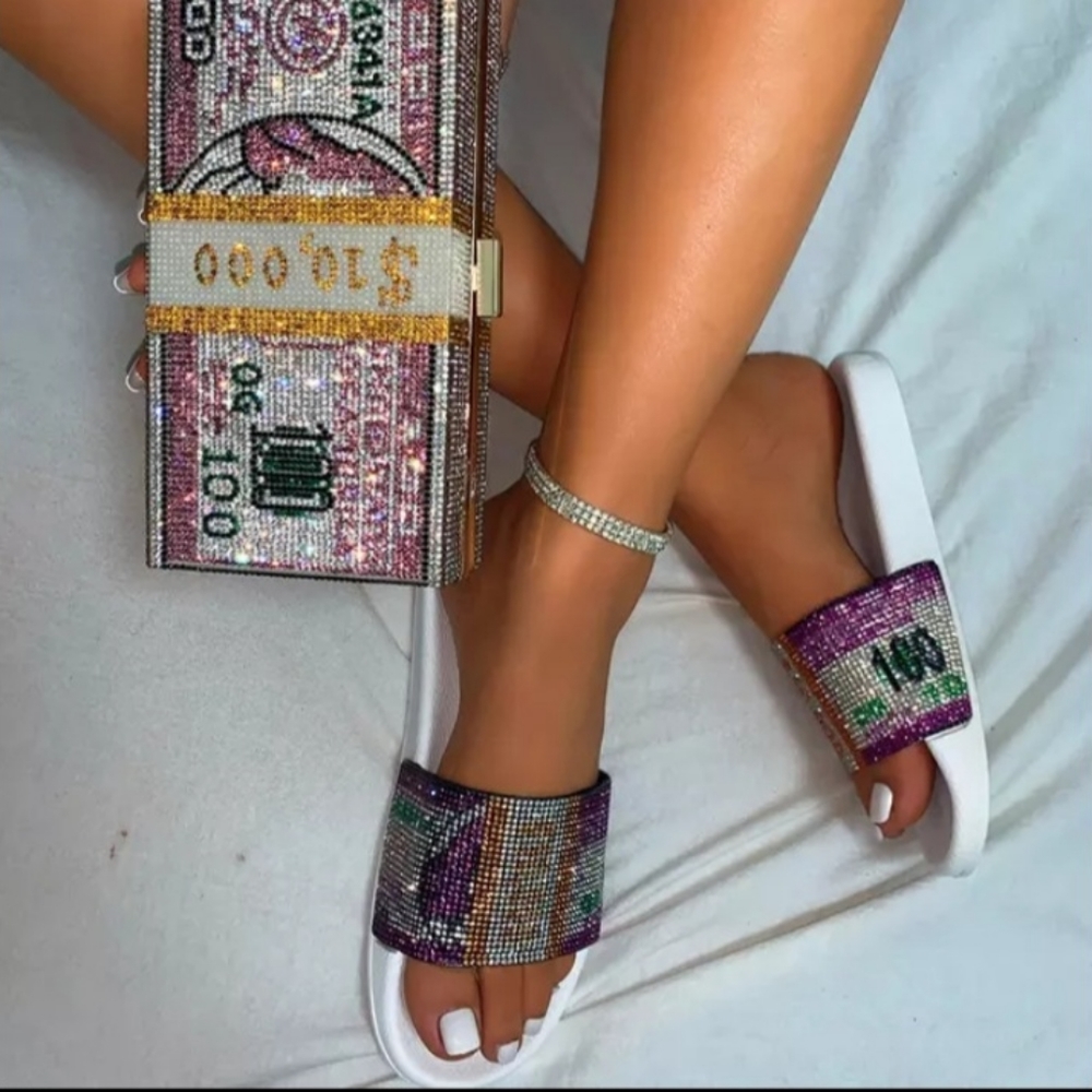 2pc Slipper and Clutch Set